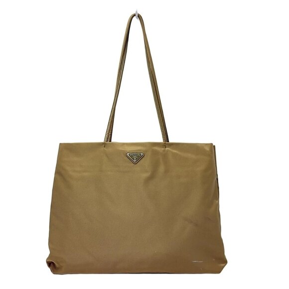Prada Handbags - PRADA - Dark yellow Nylon Tote Bag 156-052025